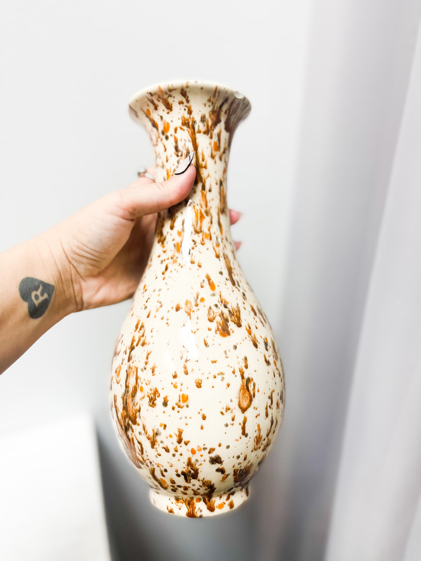 Speckled Pottery Vase