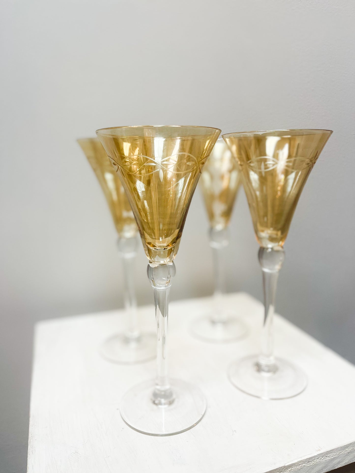 Set of 4 Champagne Flutes