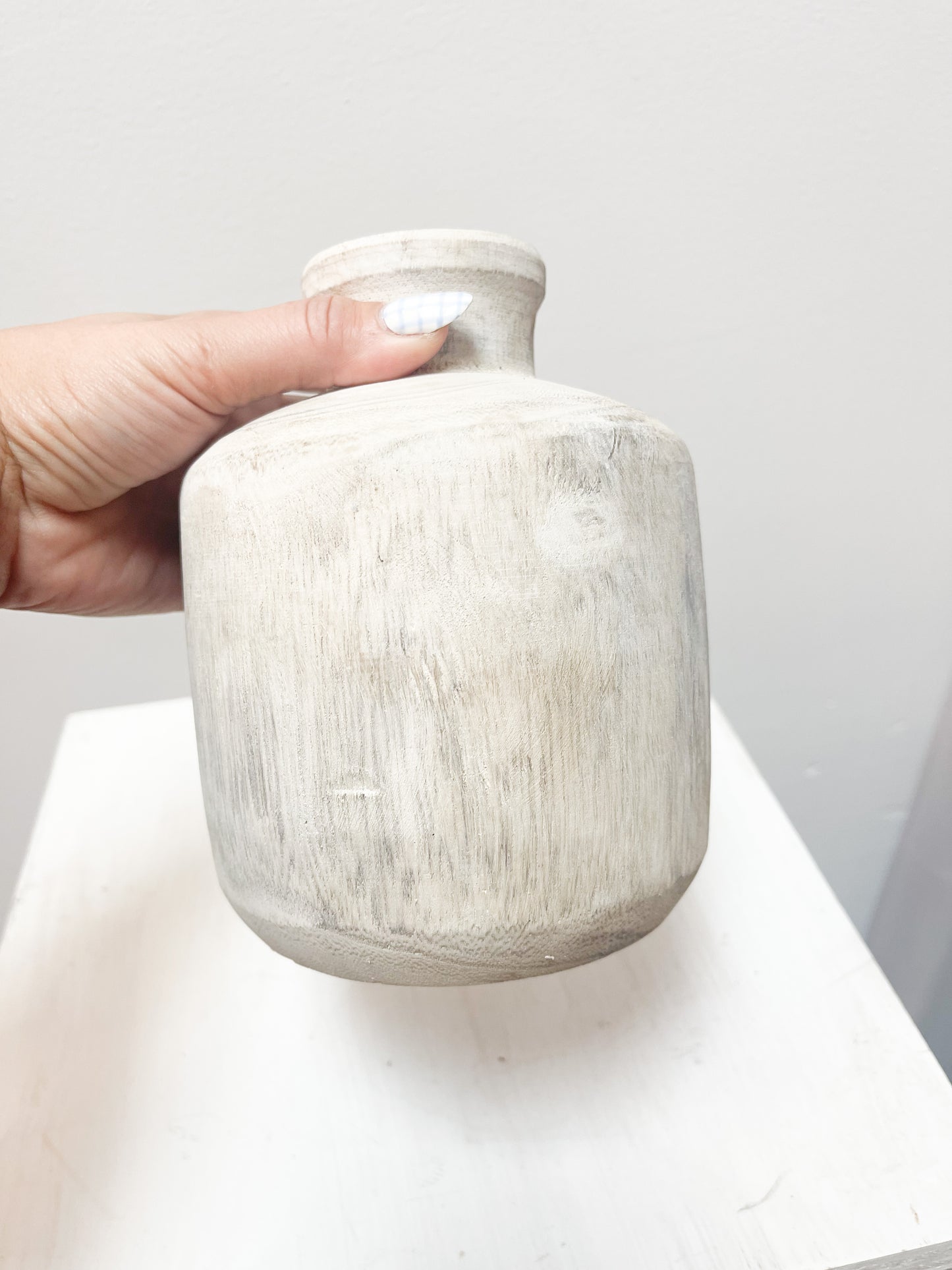 Medium Wooden vase