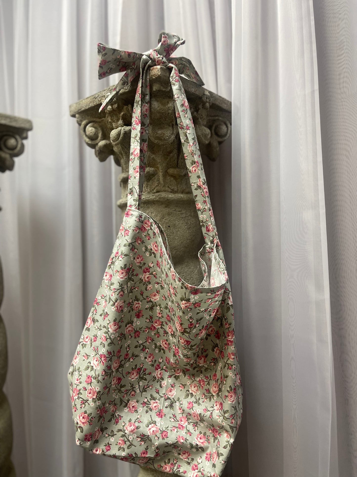 Handmade Floral Tote Bag