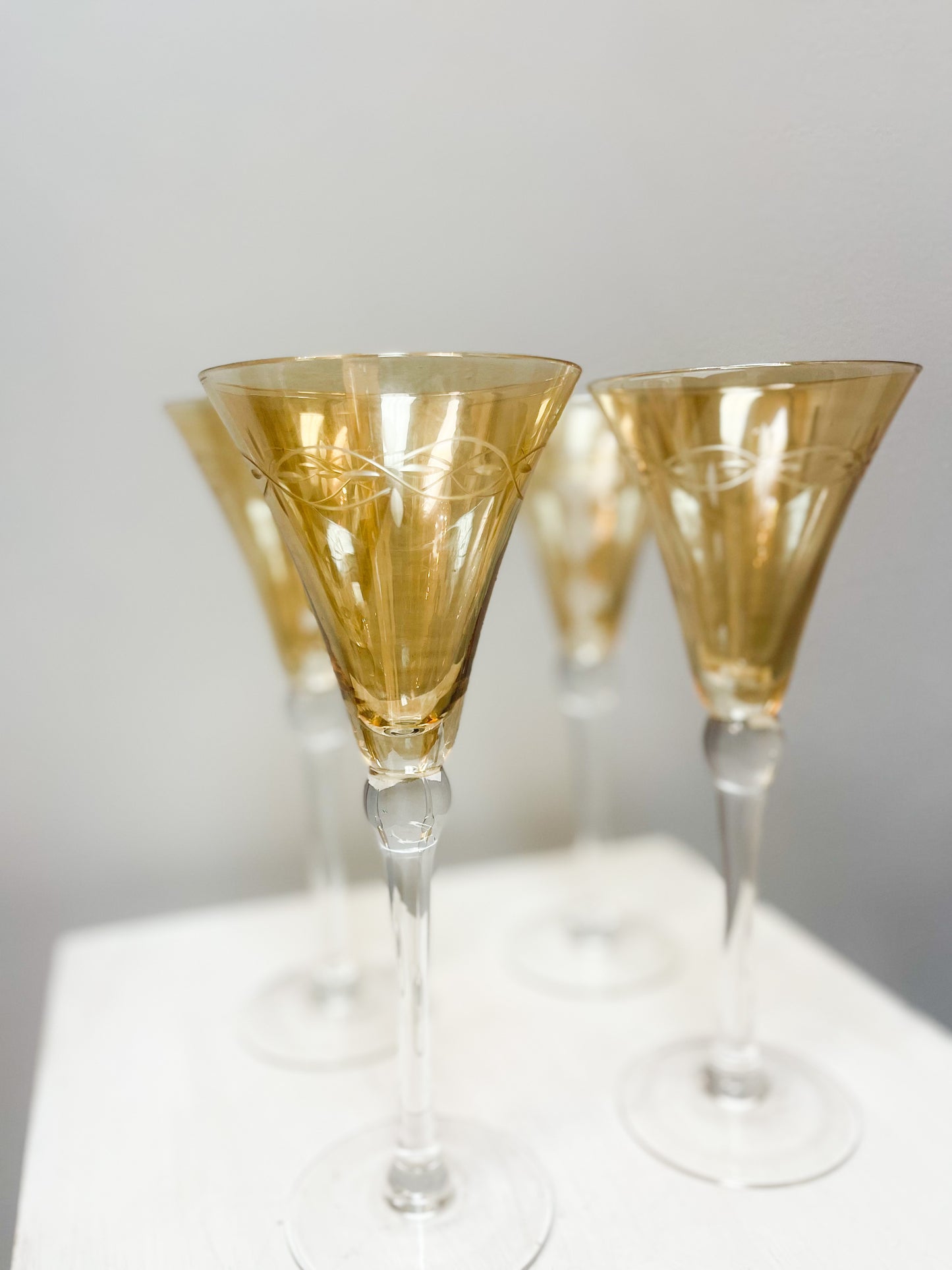 Set of 4 Champagne Flutes