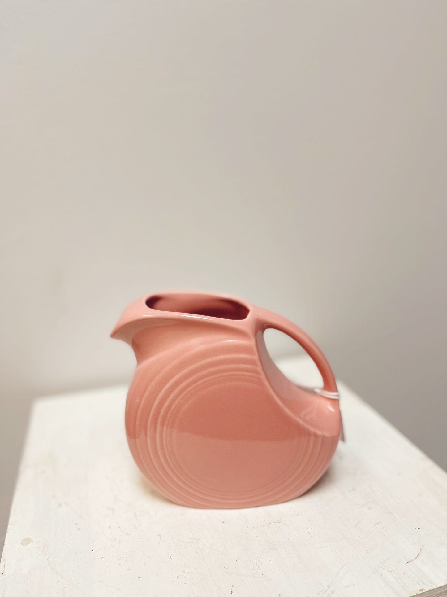 Small pink Fiestaware Jug