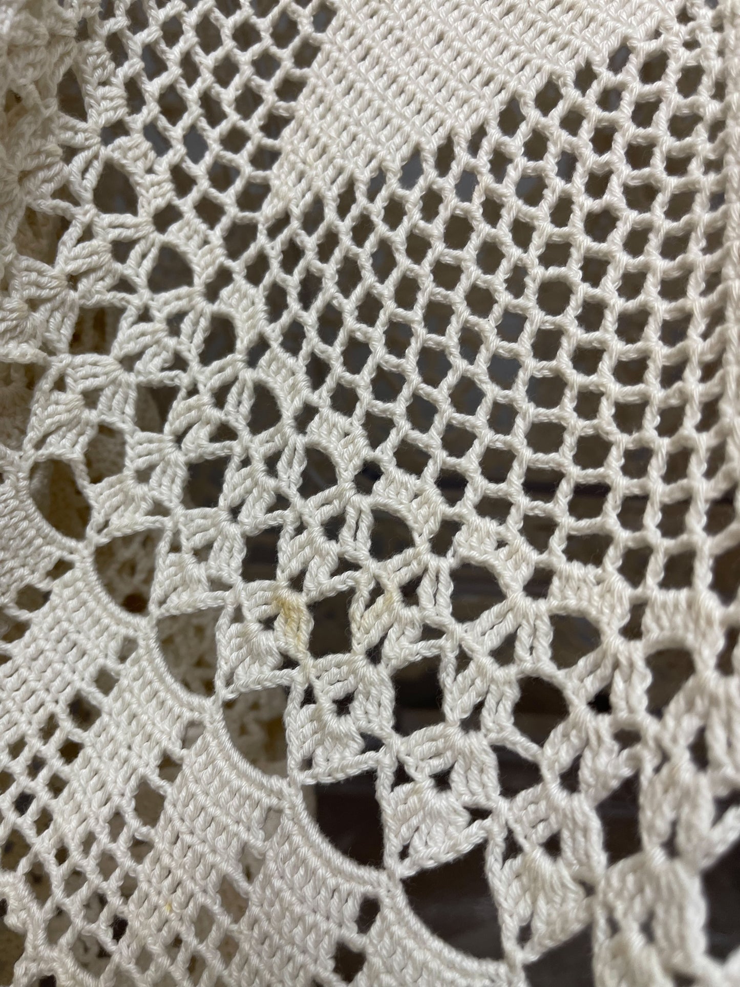 Crochet tablecloth